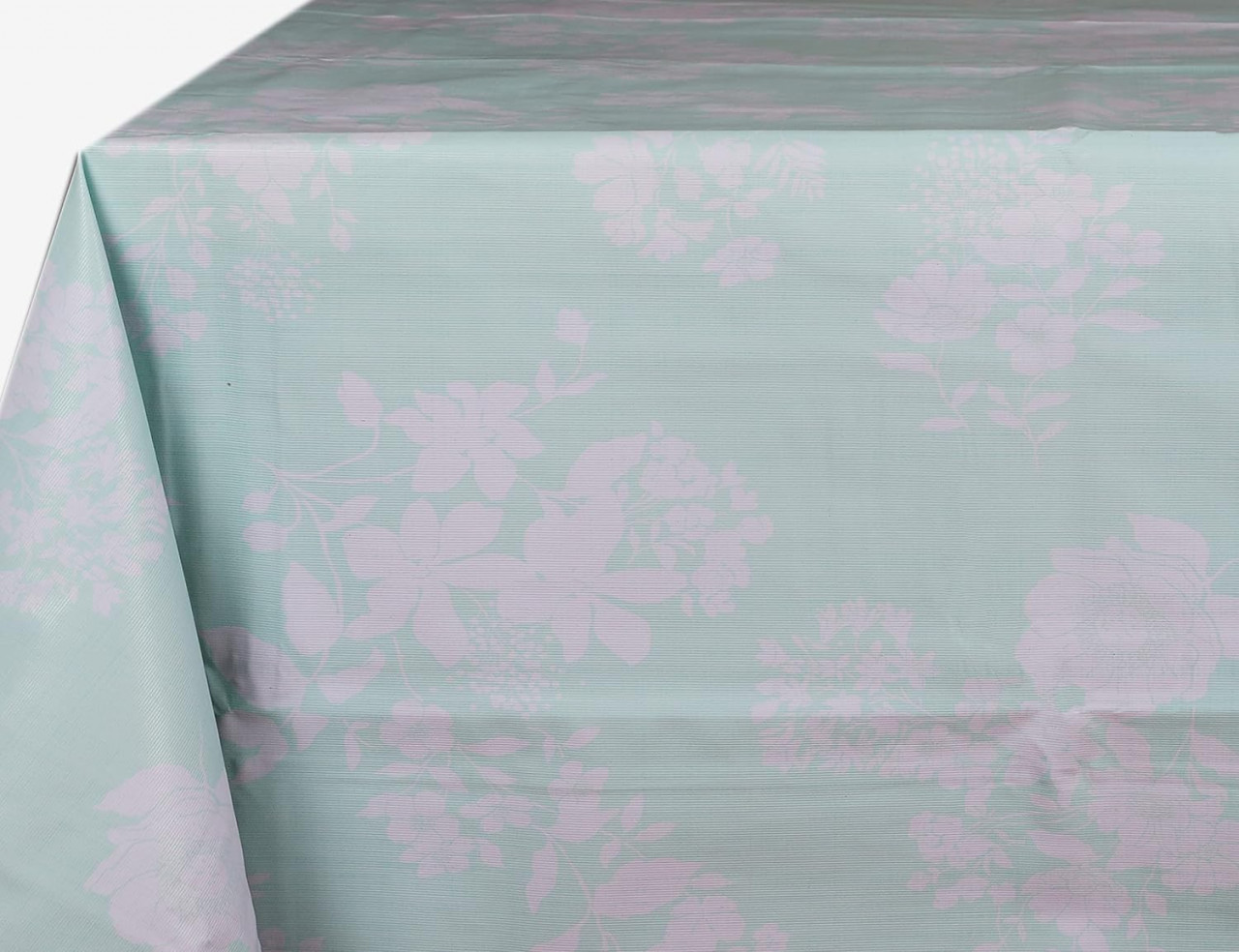 Fata de masa Vinylla, PVC, verde/alb, 140 x 140 cm