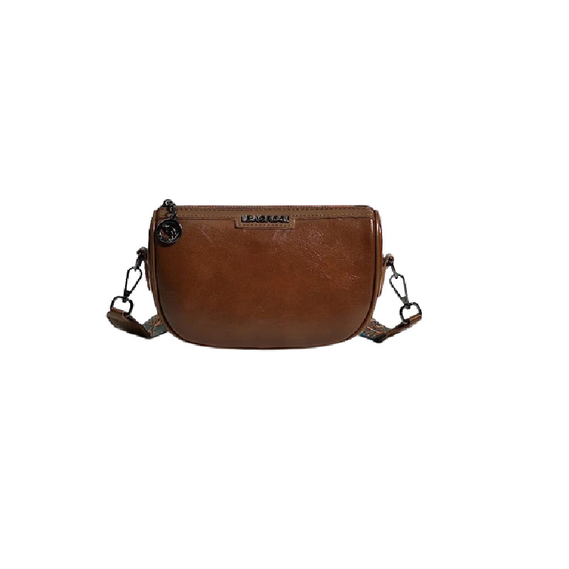 Poze Geanta de umar pentru femei YISUOHOOM, piele, maro, 22 x 14 x 8 cm