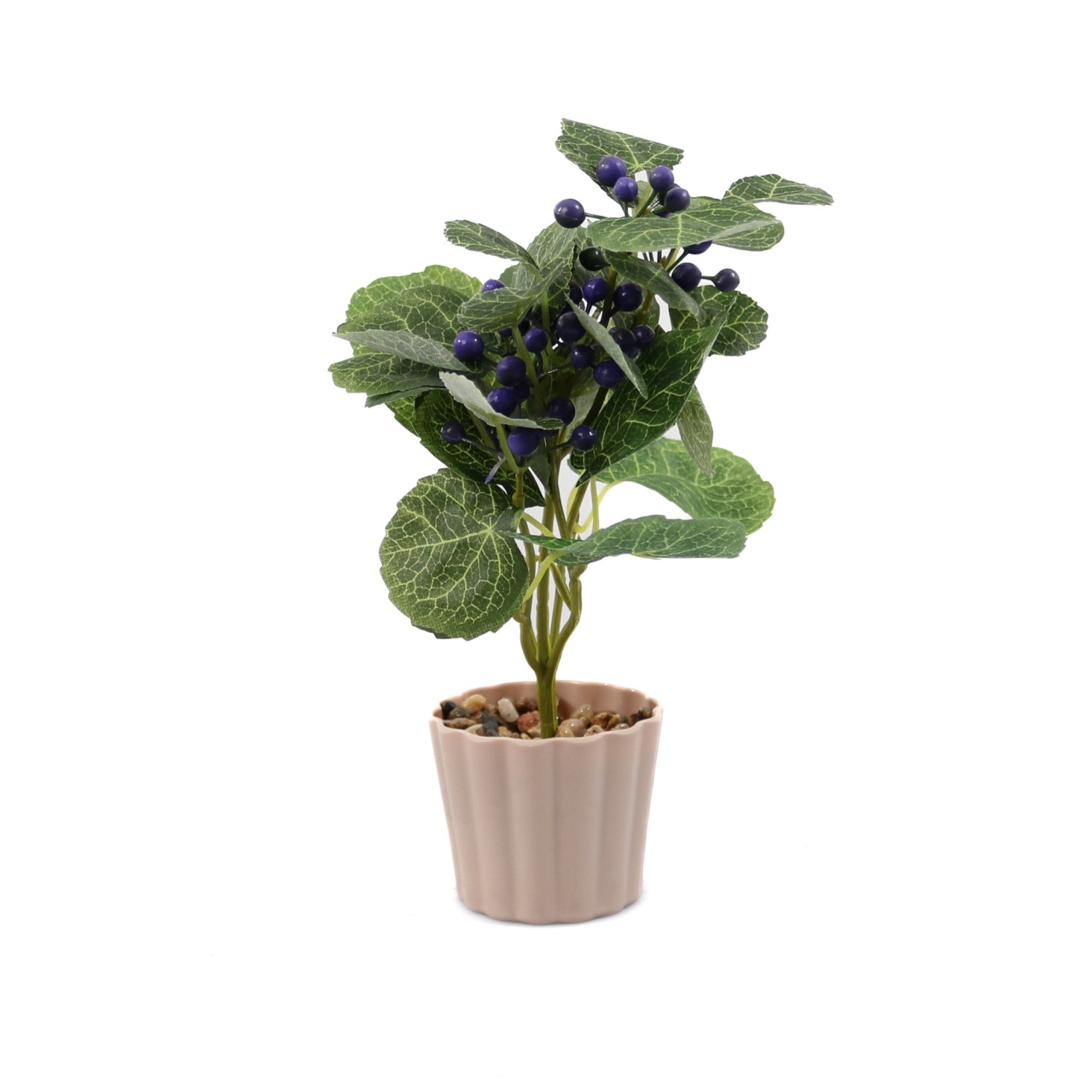 Ghiveci Cu Flori Artificiale, Forest, Verde, 24cm