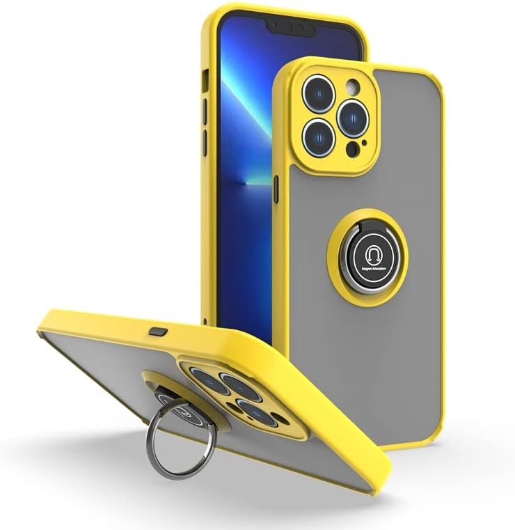 Husa de protectie pentru Xiaomi Redmi A1 4G RonRun, TPU, gri/galben, 6,52 inchi