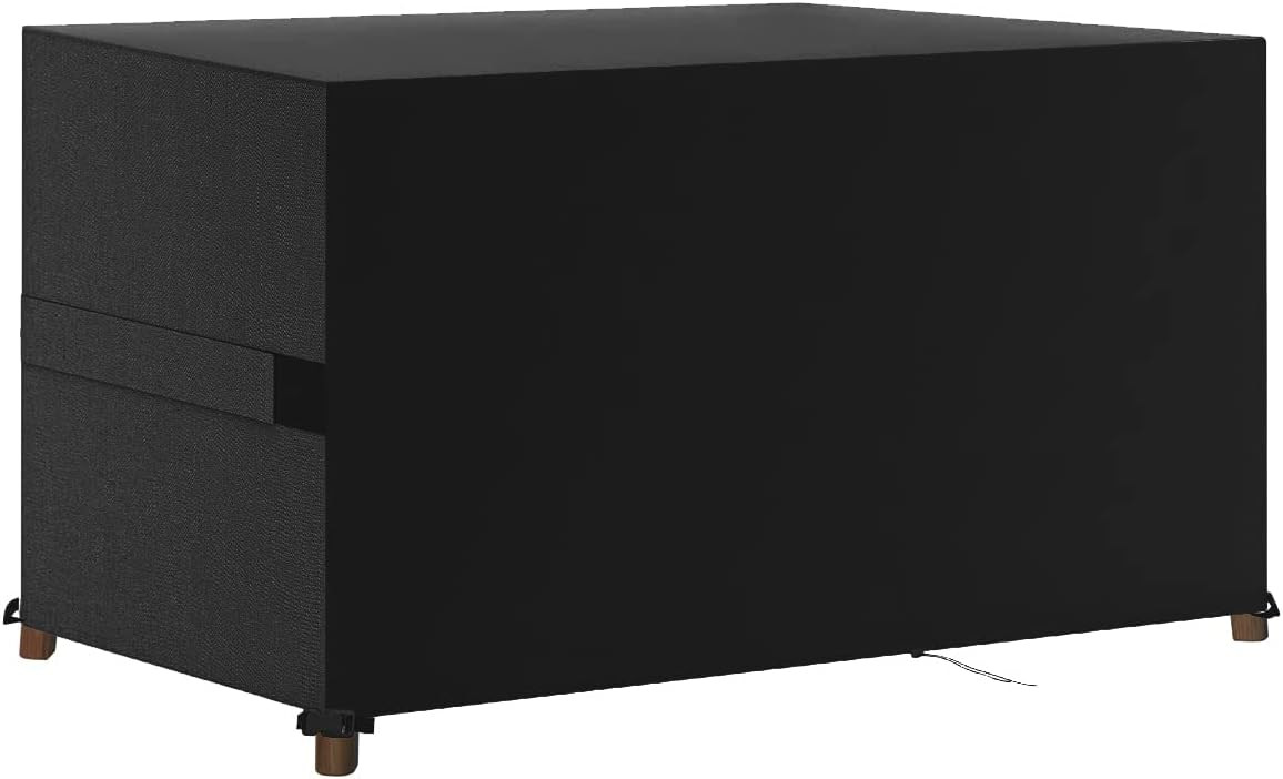 Husa pentru mobilierul de gradina FlyLemon, panza Oxford, negru, 190 x 117 x 61 cm