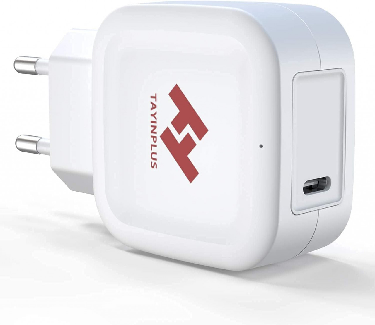 Incarcator USB C Tayinplus, 20W, USB, ABS, alb, 8,5 x 4,5 cm