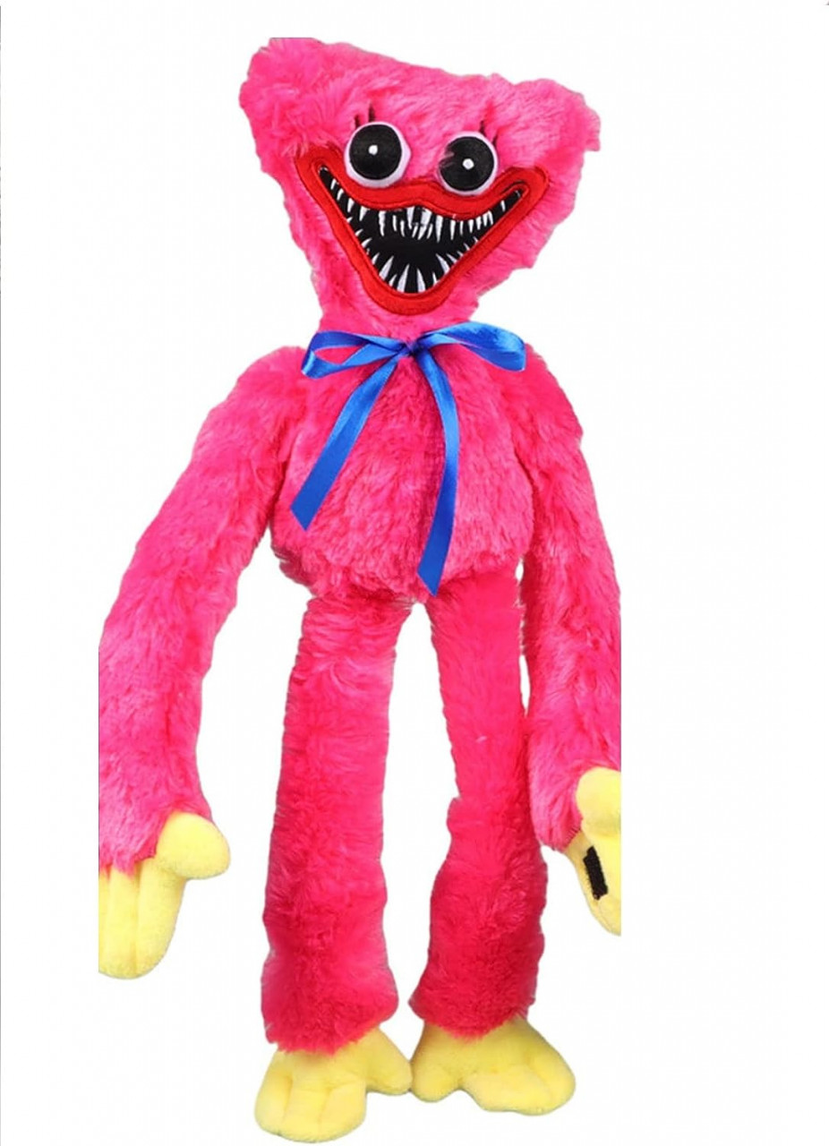 Jucarie de plus Huggy Wuggy iCOOLIO, roz/albastru/galben