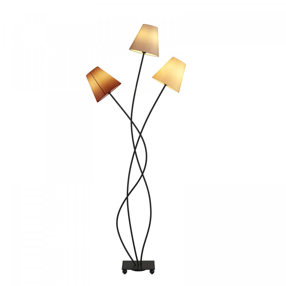 Lampadar Melis, tesatura/metal, multicolor, 50,9 x 130 cm Corpuri de iluminat 2023-09-25