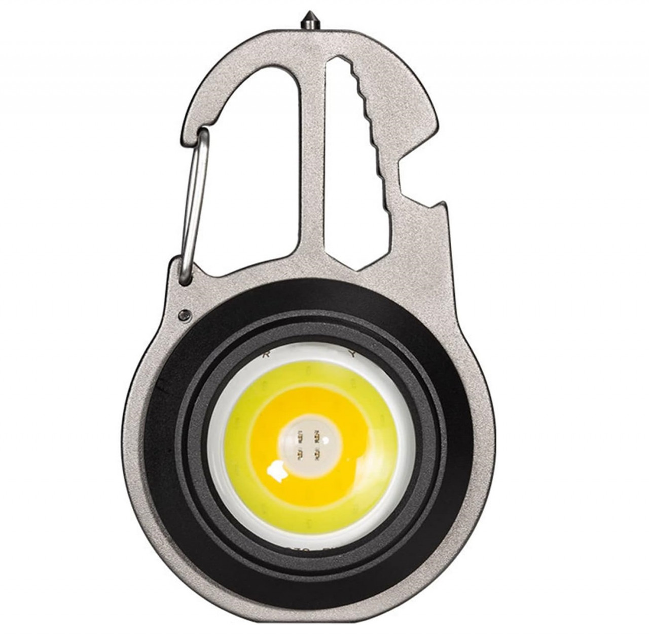 Lanterna Ruizhi, LED, aliaj de aluminiu, argintiu/negru, 500 lumeni