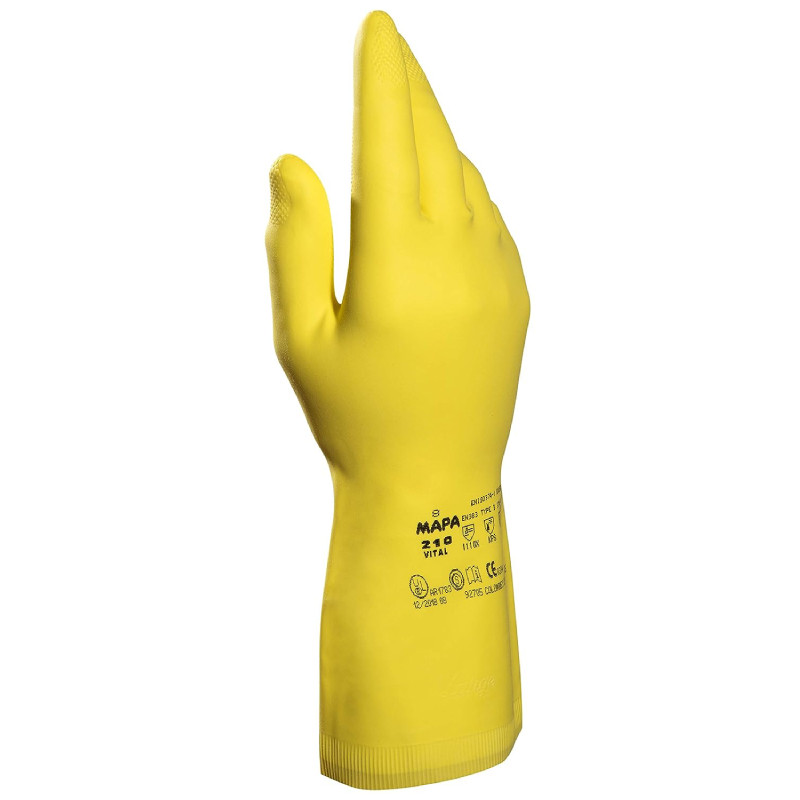 Manusi de protectie Map Professional, cauciuc, galben, marimea 9
