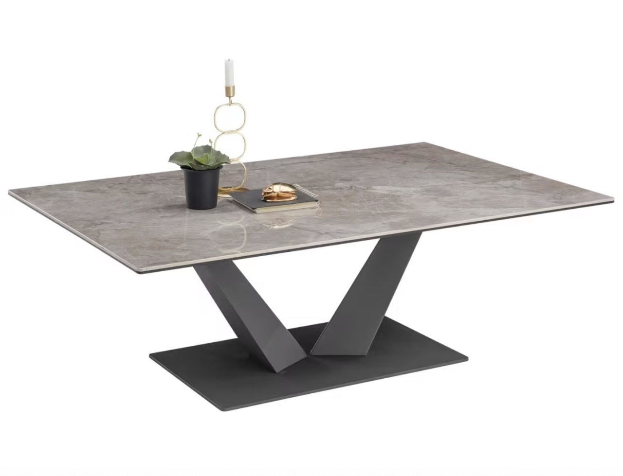 Masă de cafea Livetastic 120/80/40 cm dreptunghiulară gri