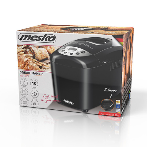 Masina de paine Mesko MS 6022, 2 palete framantare, 850 W, 15 Programe - 1 | YEO