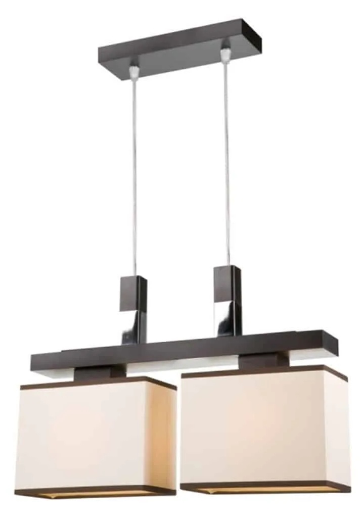 Pendul Lamkur Amelia, 2xE27, bej-wenge