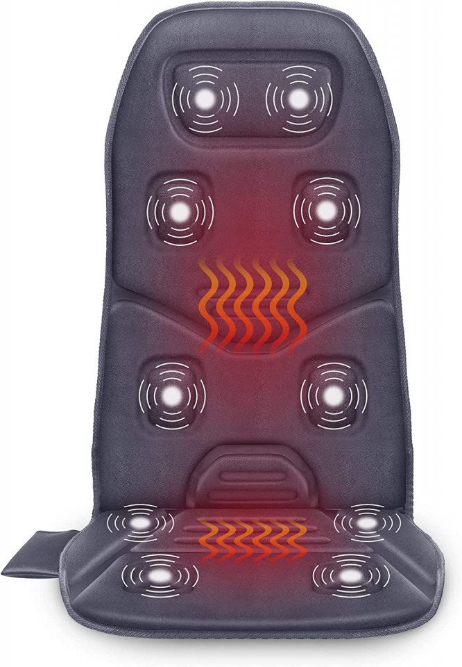 Perna pentru scaun COMFIER, cu incalzire si masaj, negru, 47,7 x 44,9 x 69,8 cm Aparate electrice de îngrijire personală 2023-09-25 3