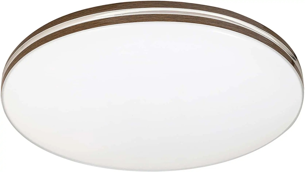 Plafoniera LED Rabalux Oscar, 18W, rotund, alb-maro