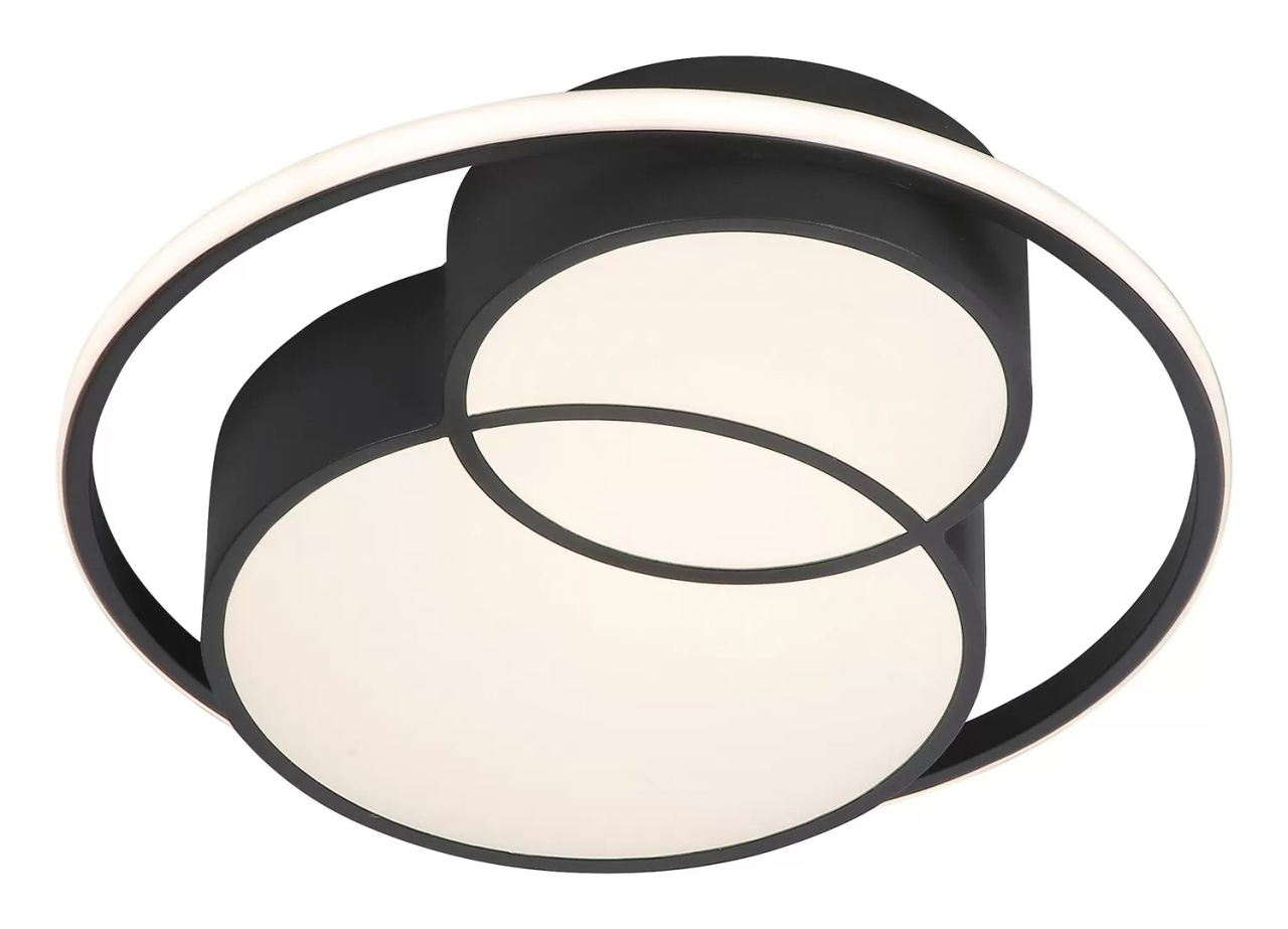 Plafoniera LED Rabalux Zenith, 40W, alb-negru