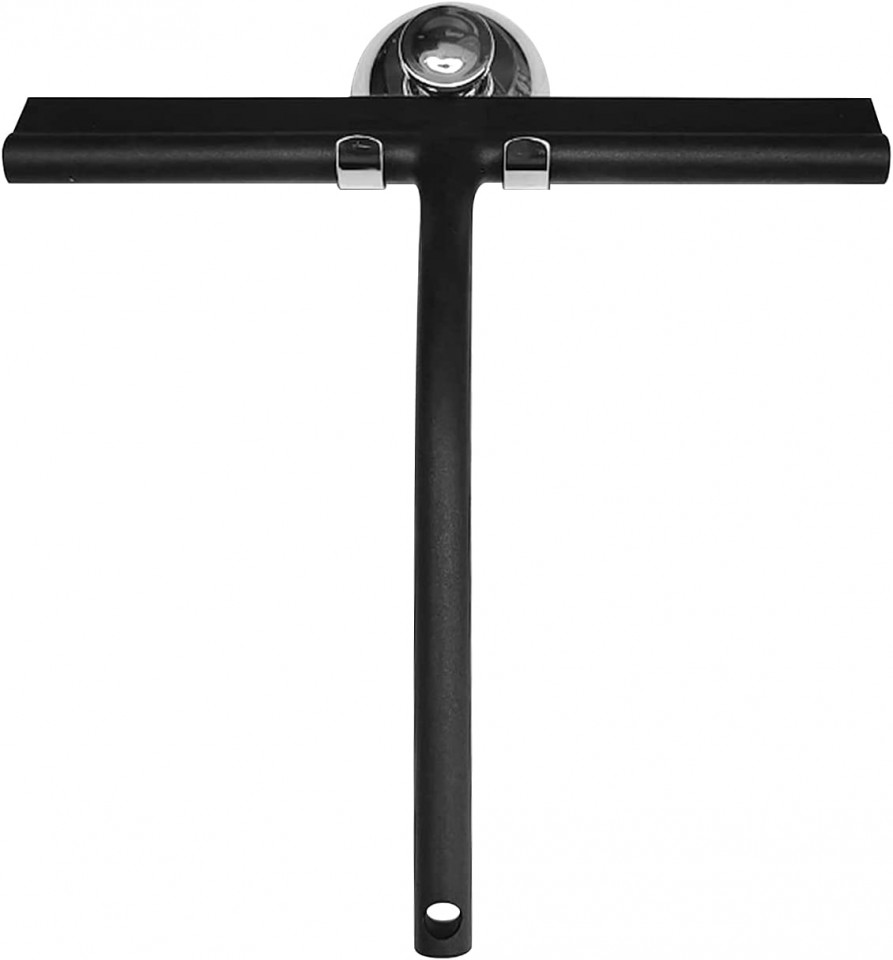 Racleta cu suport KDWOA, silicon/cauciuc, negru, 19,3 x 23,5 cm 193