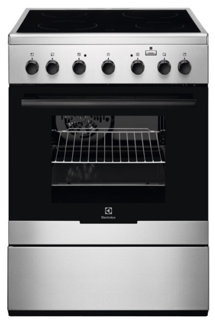 RESIGILAT – ARAGAZ ELECTRIC ELECTROLUX EKC61960OX, Plita vitroceramica, 4 zone de gatit, Grill, Autocuratare catalitica, Clasa A, 60 cm, Inox