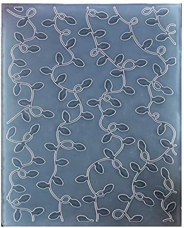 Sablon in relief pentru proiecte artizanale din hartie Kwan Crafts, plastic, transparent, 12,1 x 15,2 cm