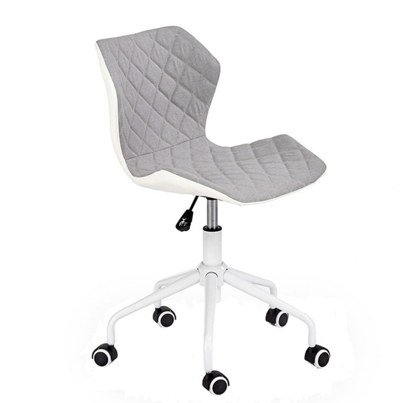 Scaun birou copii HM Matrix 3, gri/alb