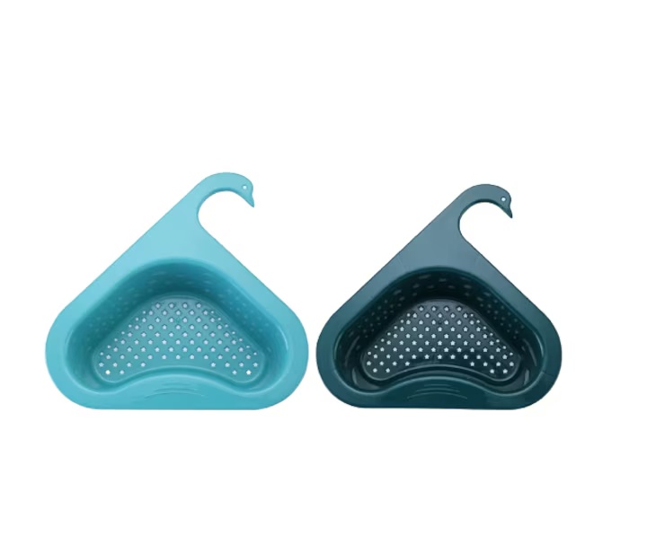 Set 2 filtre de scurgere pentru chiuveta ND, plastic, albastru/verde inchis, 26,7 x 24 x 8,2 cm