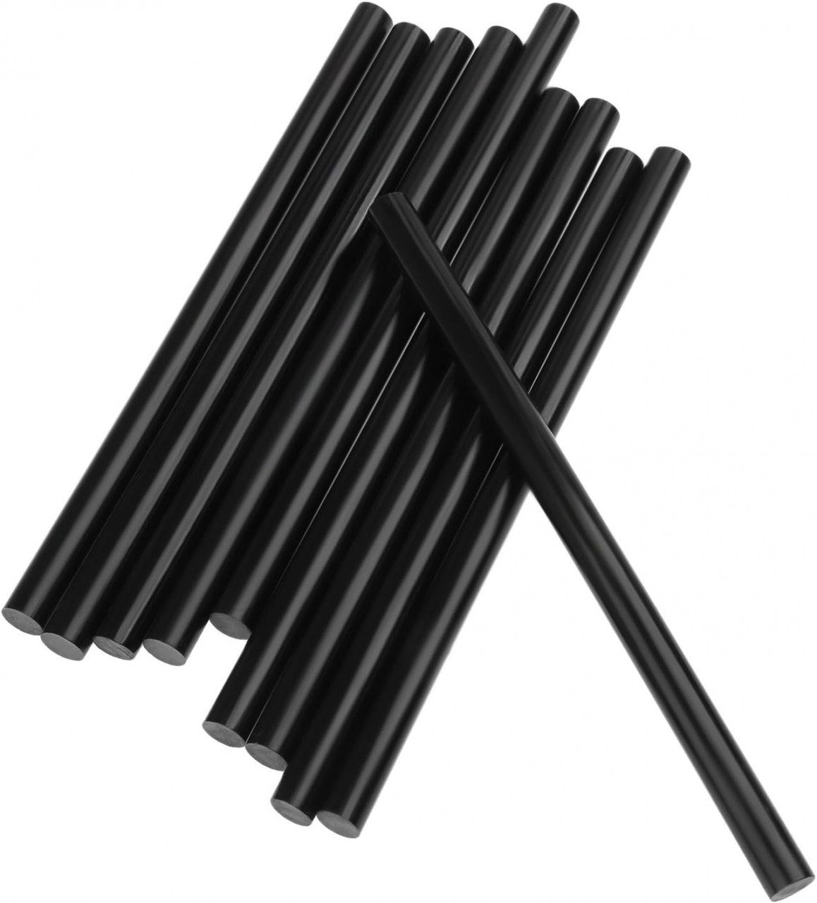 Set de 10 betisoare de lipici fierbinte pentru reparatii Mtsooning, negru, 11 x 200 mm
