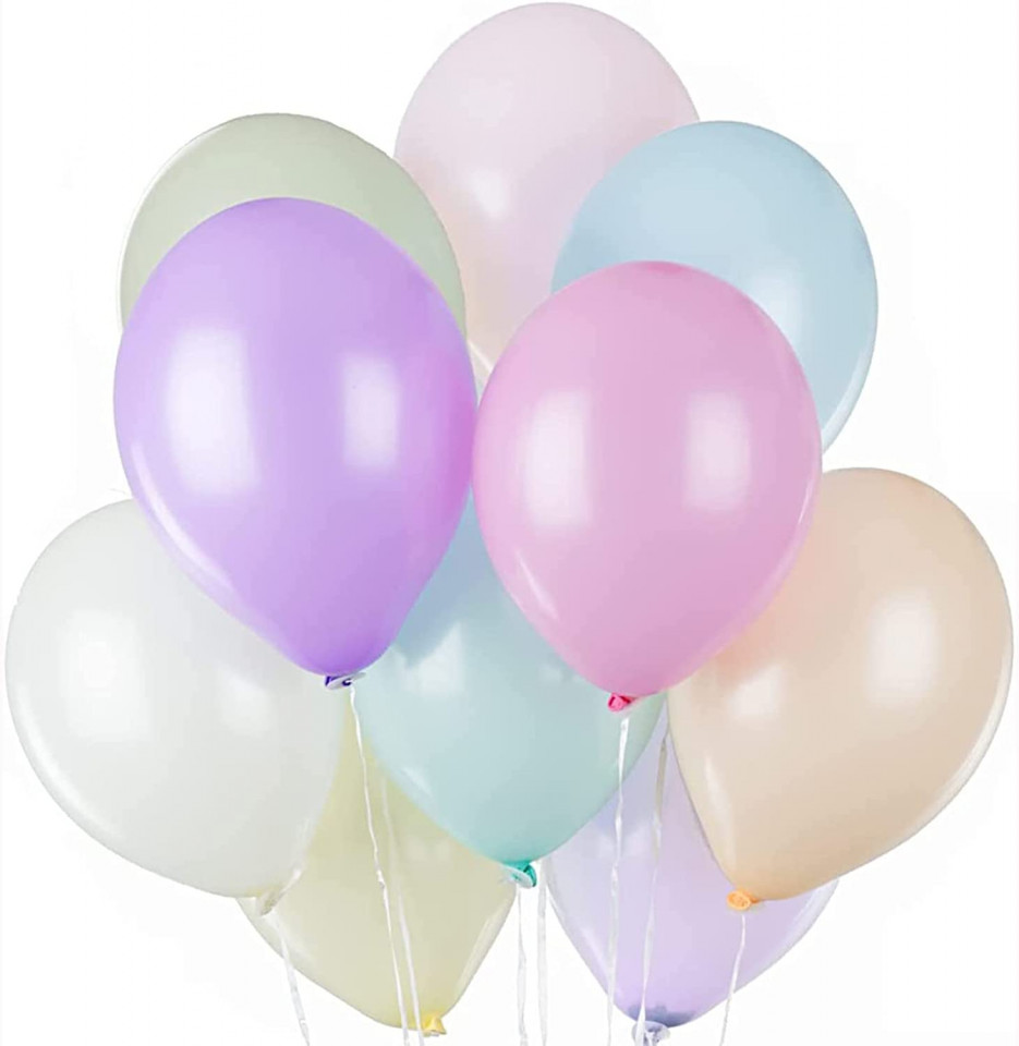 Set de 100 de baloane Veilhoho, multicolor, latex, 25 cm Accesorii pentru petreceri 2023-09-25