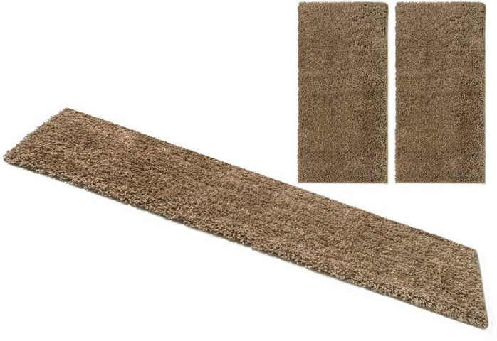 Set de 3 covoare Home Affaire, maro, 2×80/150,1×80/340 cm 2x80/1501x80/340 imagine 2022