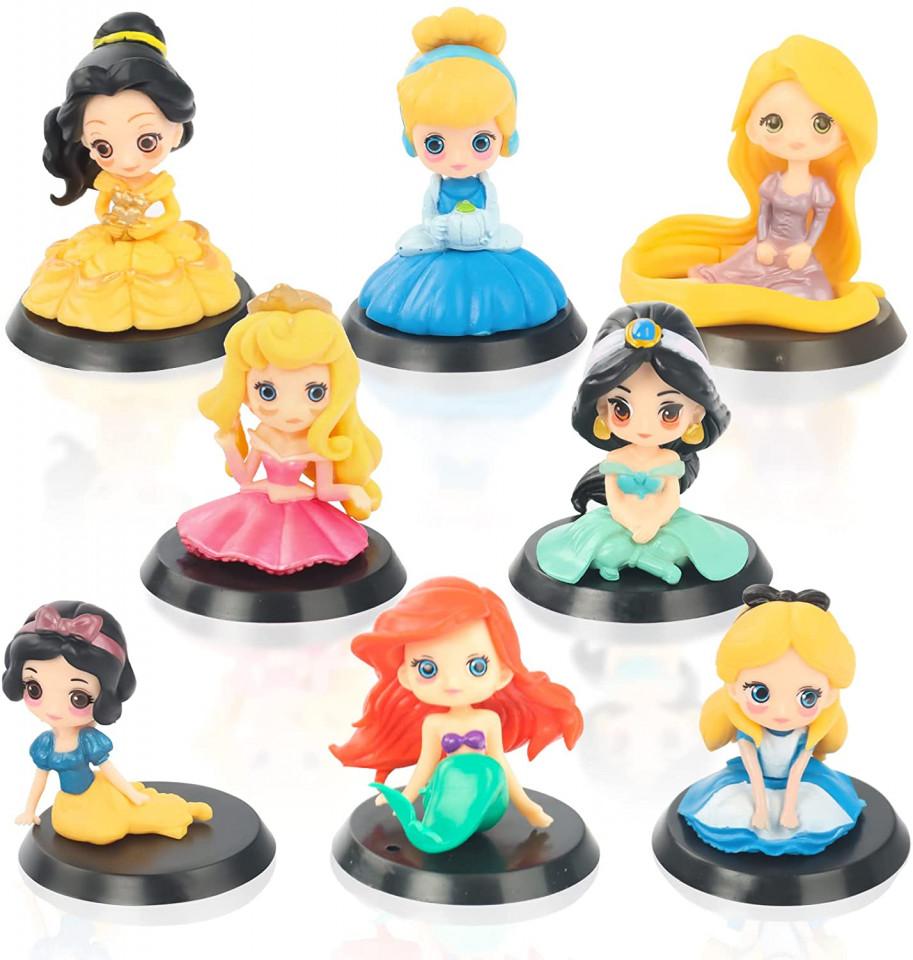 Set de 8 figurine pentru tort Gxhong, rasina, multicolor, 5,5 x 5 cm Forme și decorațiuni de gătit 2023-09-25