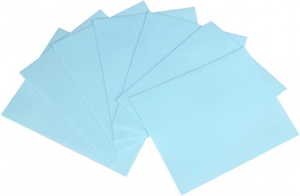 Set de 90 lavete pentru curatare pardoseala/mobila Butyeak, albastru, 7 x 11 cm