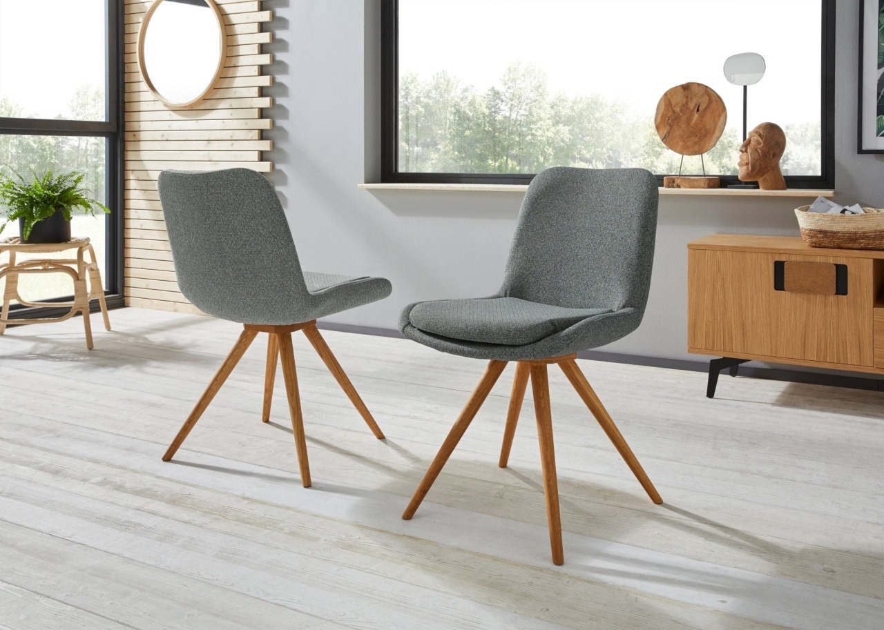 Set de doua scaune tapitate Malmo