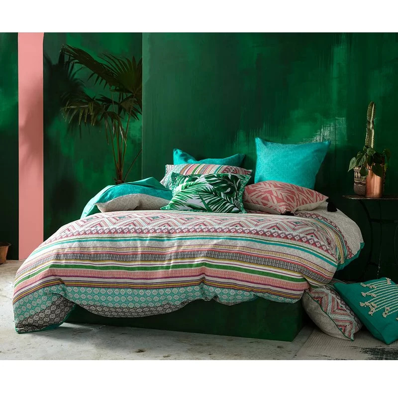 Set husa pilota si o fata de perna Selena, textil, multicolor, 135 x 200 cm