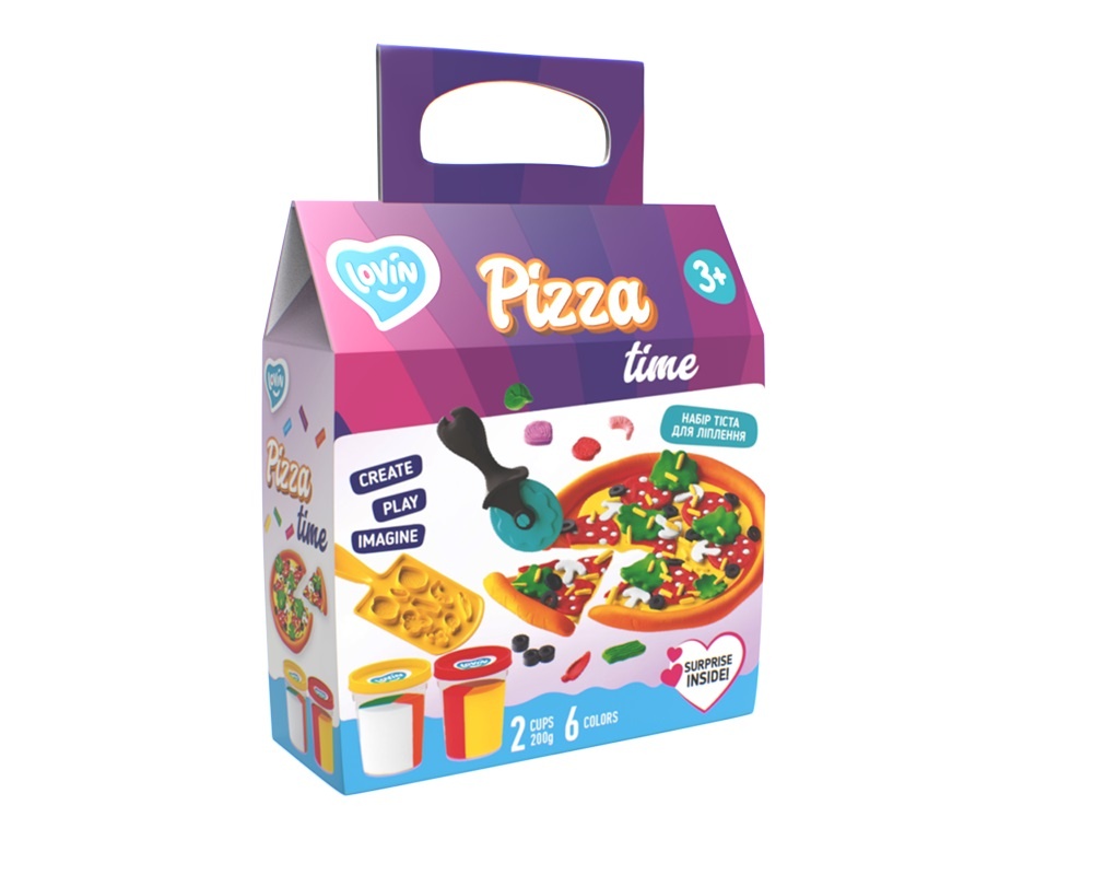 Set plastilina 100% ECO, Lovin\'Do, Pizza Time