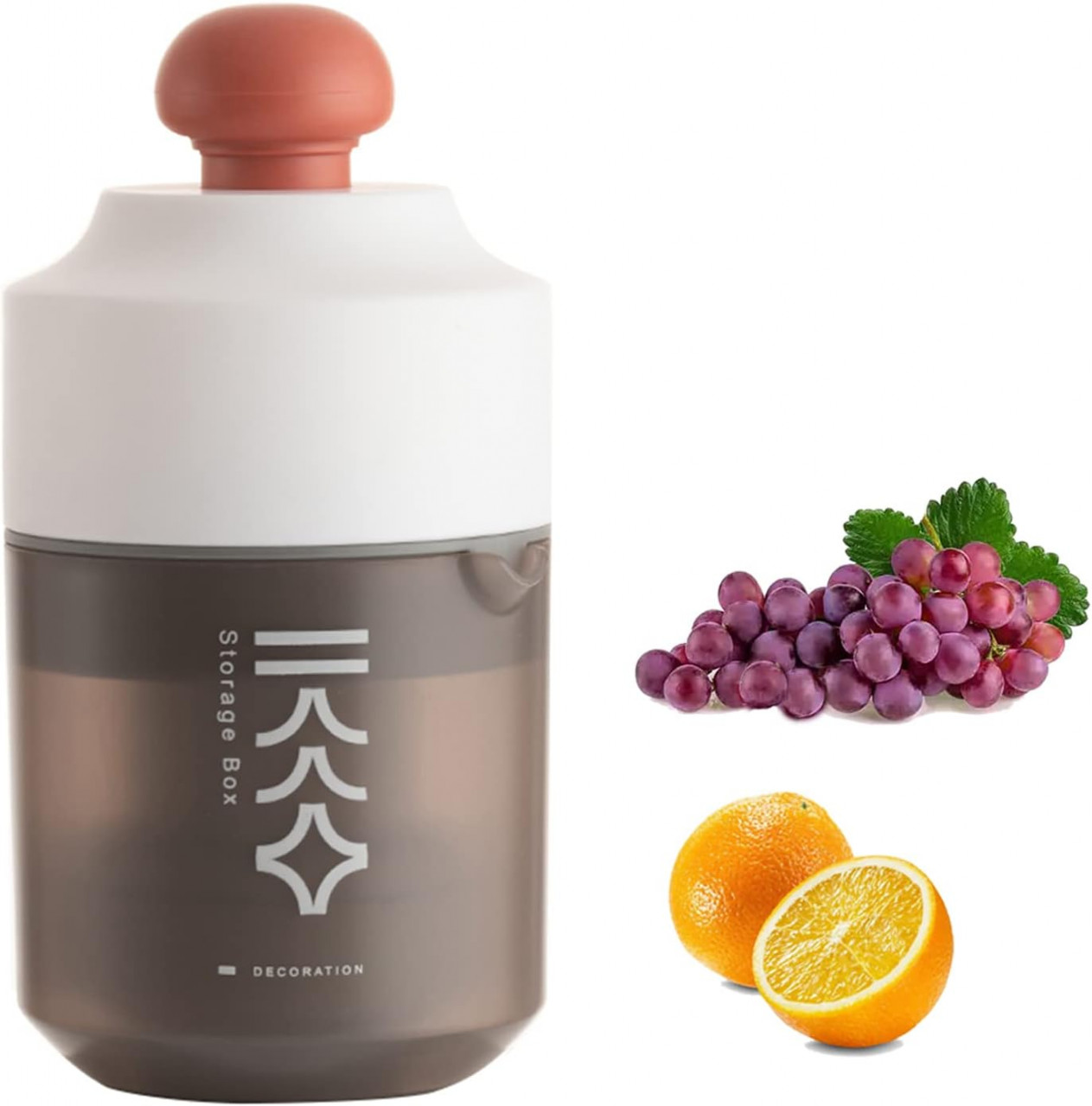 Storcator manual de fructe Zanni, polipropilena, alb, 17,5 x 9,5 cm , 400 ml