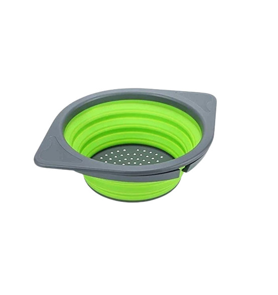 Strecuratoare pliabila DLD, silicon, verde/gri, 38,1 x 27,9 cm