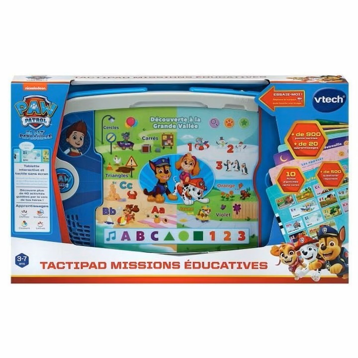 Tableta Educativa pentru Copii Vtech Tactipad, Misiuni Educative, Multicolor, resigilat