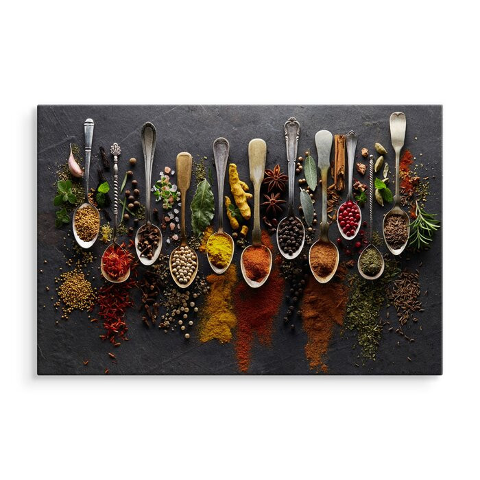Tablou „Condimente”, multicolor, 70 x 100 cm chilipirul-zilei imagine noua
