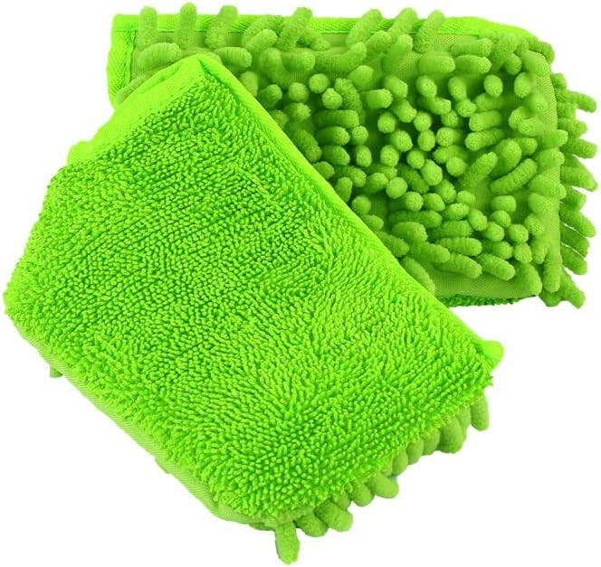 Tampon de inlocuire pentru mopul cu abur ANSIO, microfibra, verde