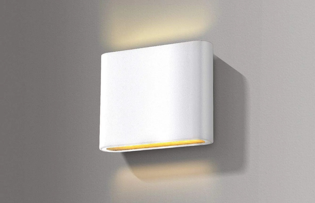 Aplica LED AZzardo Cremona S, 2x3W, 3000K, alb, IP54