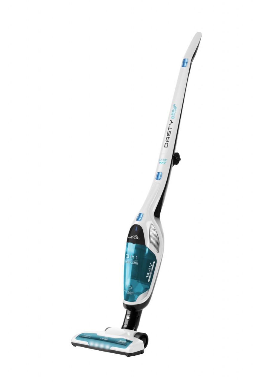 Aspirator vertical 3 in 1 ETA Dasty AquaPlus 3447 90010, Li-ion 2200mAh, 14.4 V, 0.55 litri