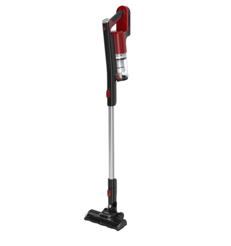 Aspirator vertical Heinner Red Twilight HSVC-M21.6RD, 150 w, acumulator li 21.6v, filtrare ciclonica, dubla utilizare: de mana sau vertical,