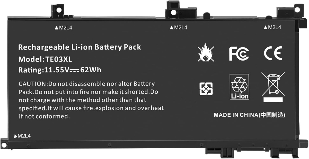 Baterie pentru laptopul HP 15-BC000/15-BC300/15-BC400/Omen 15-AX000 ARyee, Li-polimer, 11,55V, 62 Wh