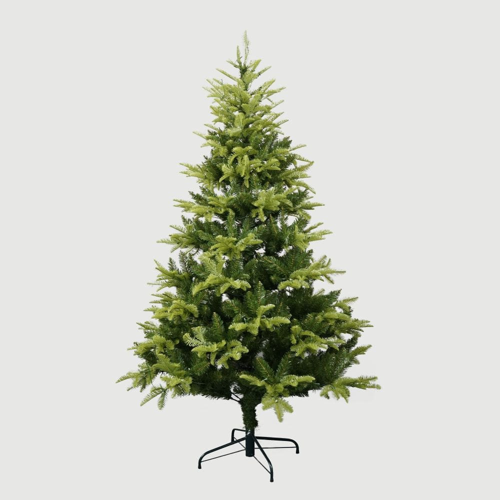 Brad artificial de Craciun The Seasonal Aisle, LED, verde, 122 x 122 x 183 cm