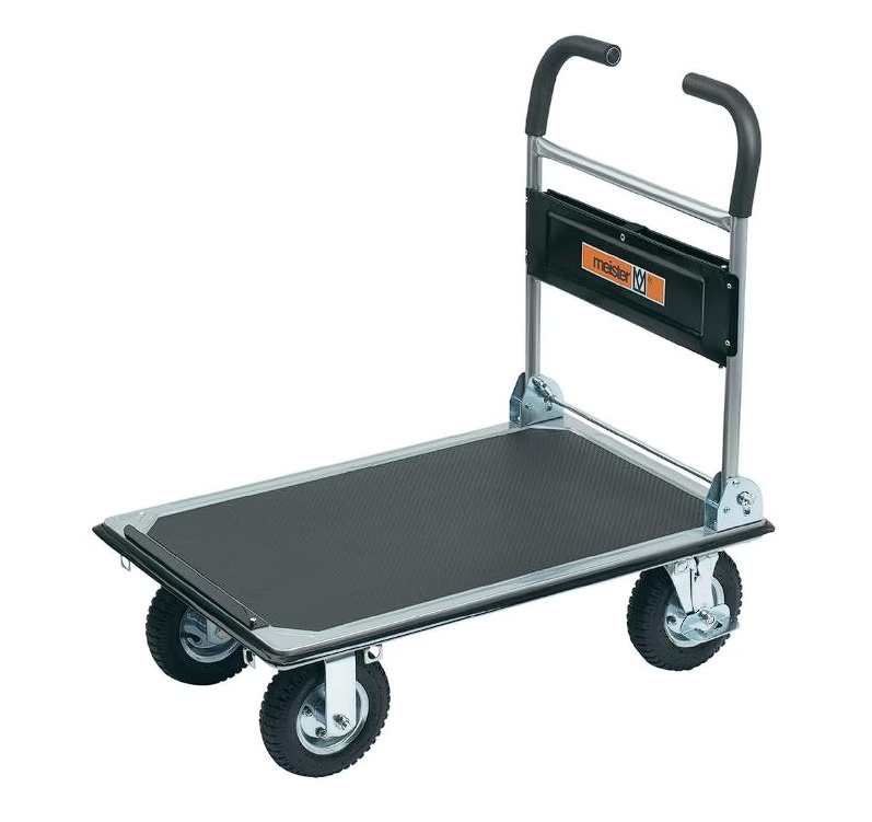 Cărucior cu platformă pliabil din oțel (max.): 300 kg Meister 8985700, Resigilat, Grad A