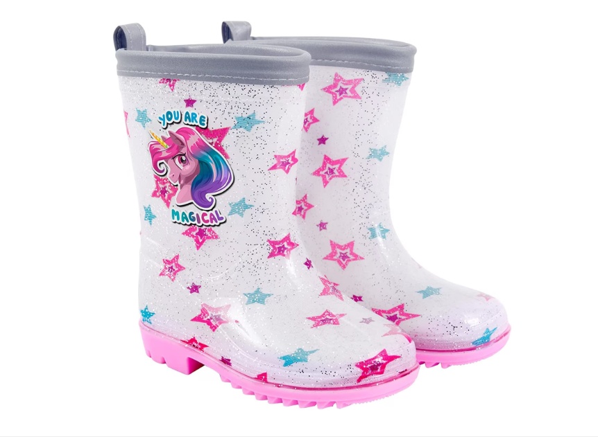Cizme de cauciuc Perletti Unicorn cu margine reflectorizanta marimi 30 31