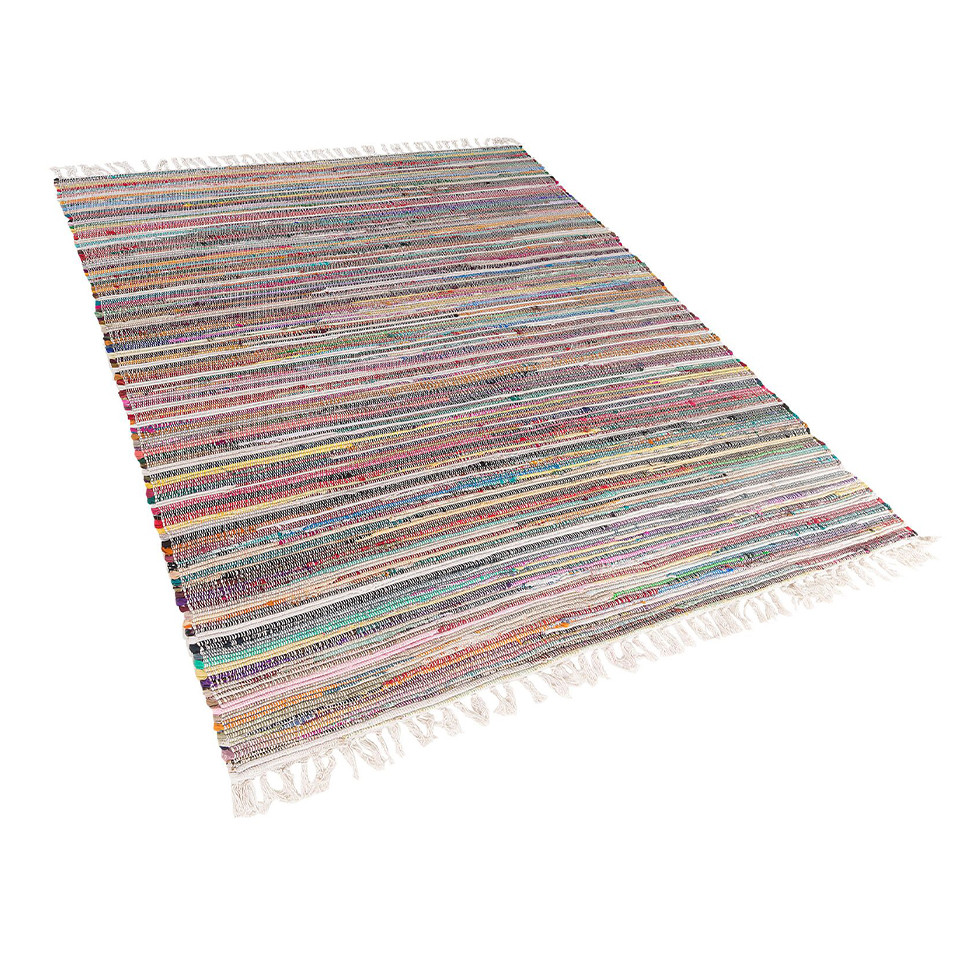 Covor Danca, tesut manual, multicolor deschis, 160 x 230 cm Beliani imagine 2022
