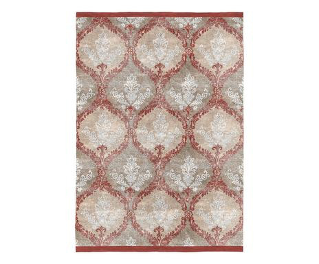 Covor Kelpie, textil, gri/rosu, 120 x 170 cm