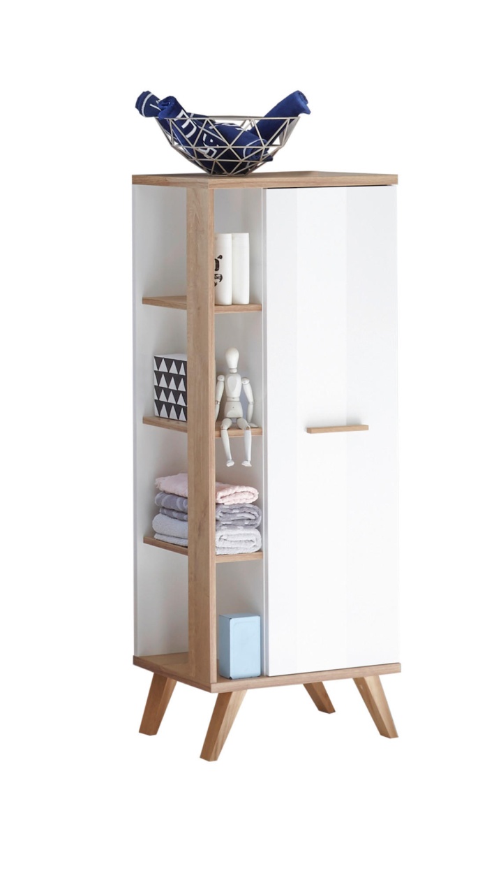 Dulap de baie Xora DABIT MIDI 50,5/128/33 cm