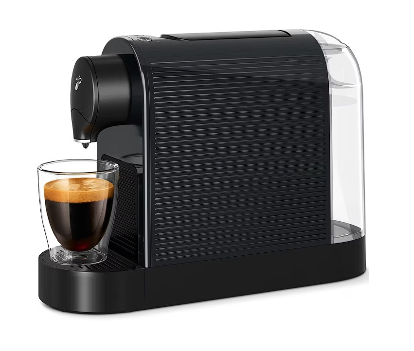Espressor Tchibo Cafissimo Pure Plus 644880, 800 ml, 15 bari, 1250W, capsule, Negru, Resigilat, Grad B