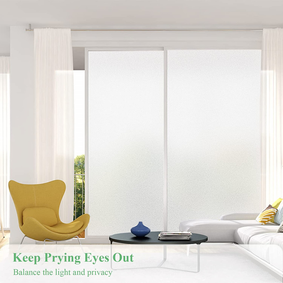 Folie pentru fereastra Lifetree, PVC, alb, 90 x 300 cm