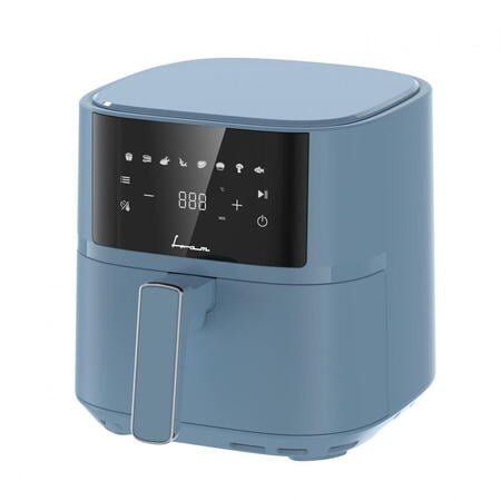 Friteuza cu aer cald Fram FAF-B6BL17SQ, 1700W-2200W, capacitate 5.7L, 8 programe presetate, panou de comanda electronic, timp maxim de preparare: 60