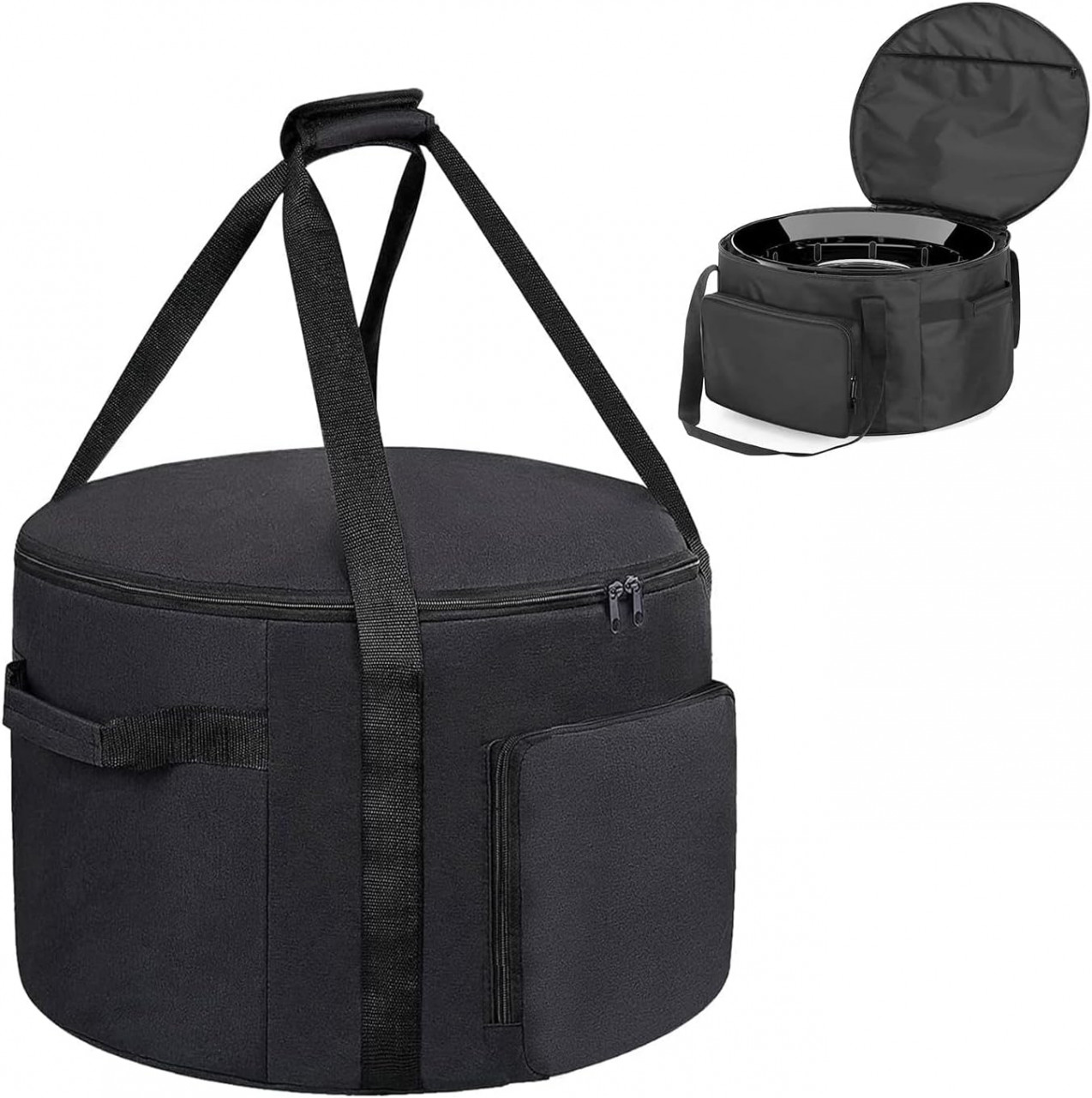 Geanta de transport pentru aragaz de picnic SIRUITON, tesatura oxford, negru, 50,8 x, 31,75 cm