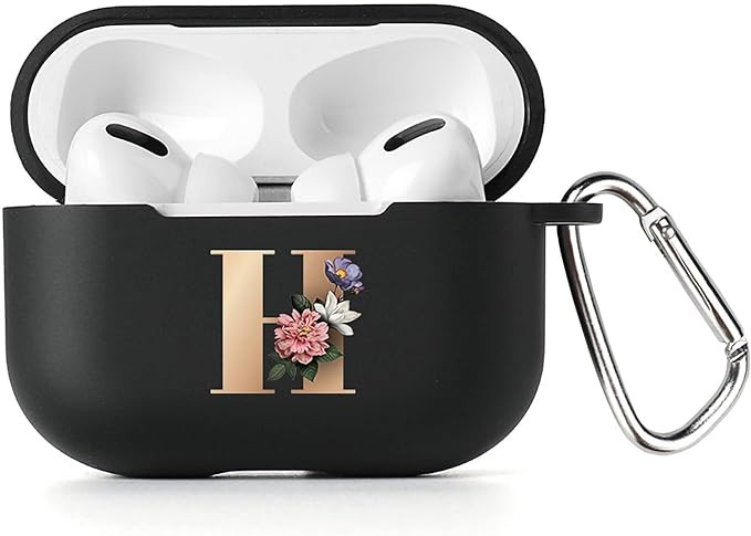 Husa AKABEILA pentru AirPods Pro 2, poliuretan, negru