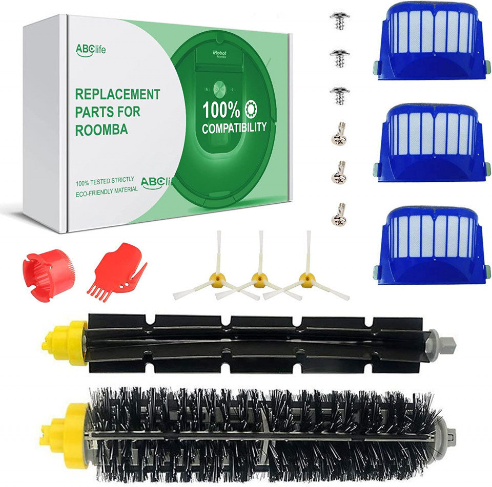 Kit de accesorii pentru iRobot Roomba, plastic, multicolor, 15 piese